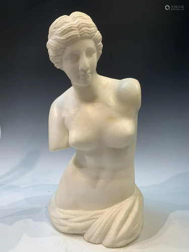 Marble sculpture of Greek Goddess Aphrodite Venus