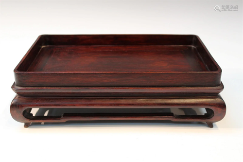 Chinese Rosewood Tea Tray