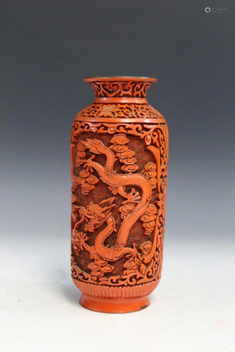 Chinese Red Vase