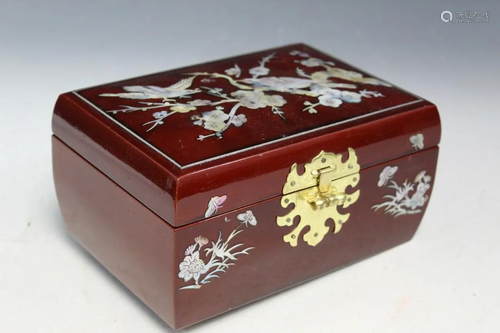 Korean Lacquered Jewelry Music Box (AS-IS)