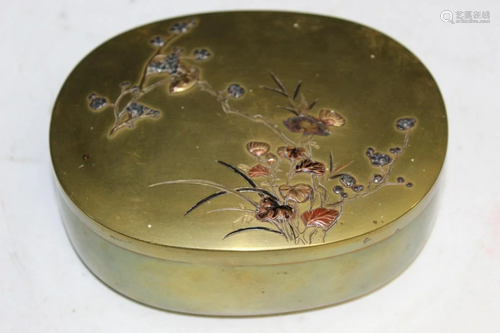 Japanese Brass Box