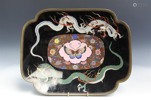 Japanese Cloisonne Charger