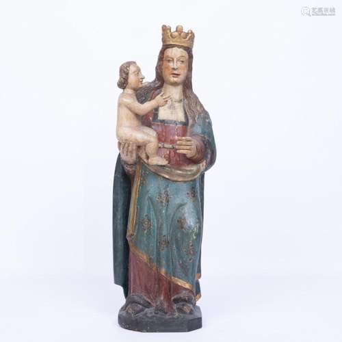 OUR LADY CROWNED WITH THE BOY