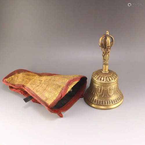 Tibetan Buddhism Brass Bell