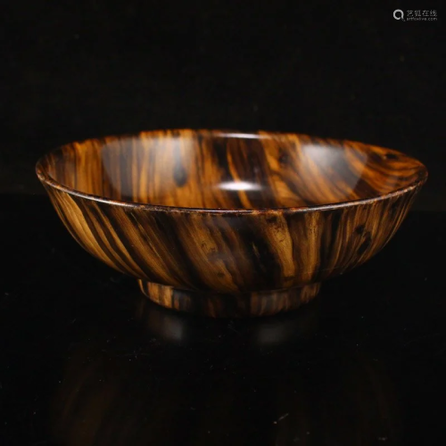 Chinese Twistable Glaze Porcelain Bowl w Qianlong Mark