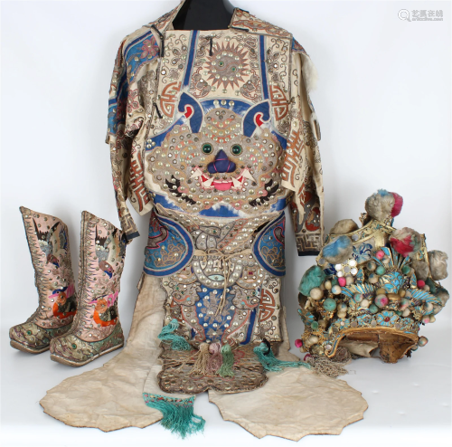 Qing Dynasty, Chinese Ceremonial Robe
