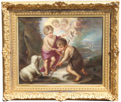After Murillo, Christ Child and Infant St. John