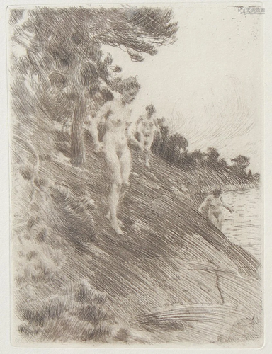 Anders Zorn (Sweden, 1860 - 1920) Etching