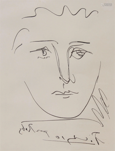 Pablo Picasso 'Pour Robie' Etching