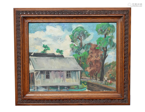 Mid 20th C. Florida Painting