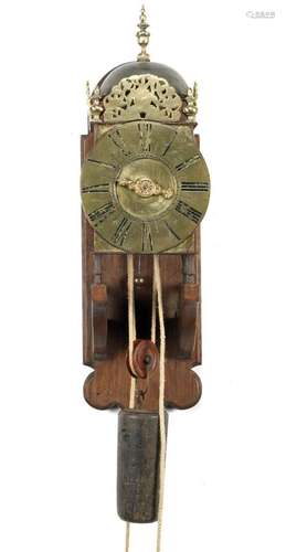 Lantern clock with verge escapement