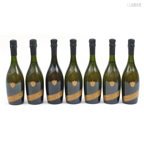 Seven bottles of 1996 Blanc de blancs Doyard champagne