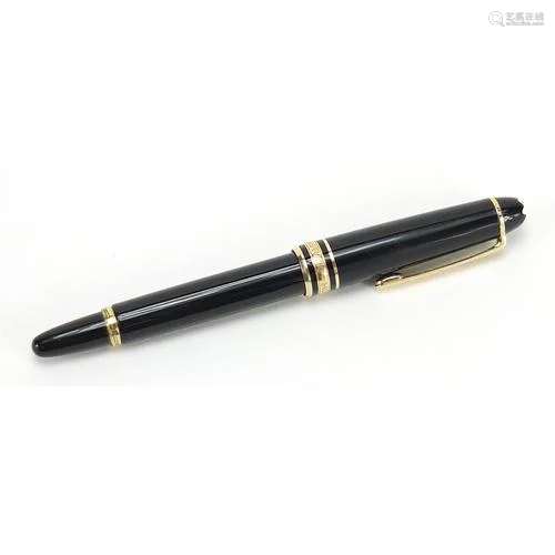 Montblanc Meisterstuck fountain pen with 14k gold nib number...