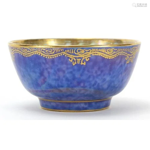 Wedgwood Fairyland lustre bowl hand painted with a serpent, ...