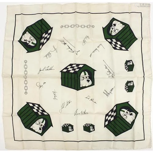 Vintage motoring interest silk scarf relating to The Women&#...