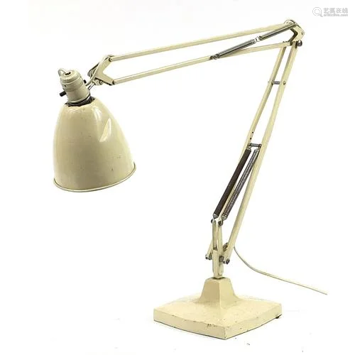 Vintage Anglepoise table lamp, 100cm high extended