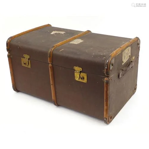 Vintage travelling trunk previously belonging to the Notorio...