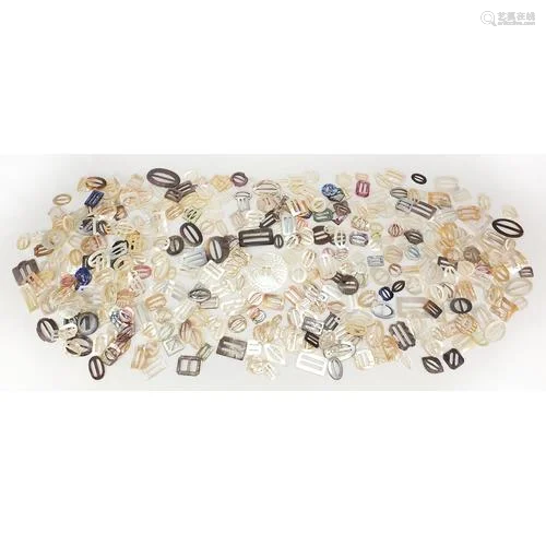 Large collection of vintage predominantly mother of pearl an...