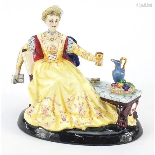 Royal Doulton Les Femmes Fatales figurine, Lucrezia Borgia w...