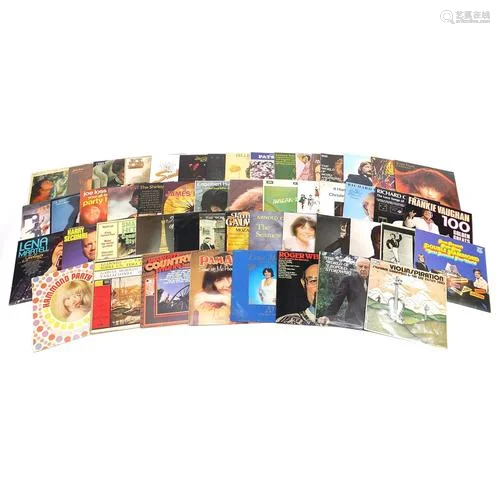 Vinyl LP's including Billy Jo Spears, Roger Williams, V...