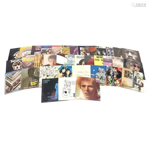 Vinyl LP's including The Beatles, Uriah Heap, The Rolli...