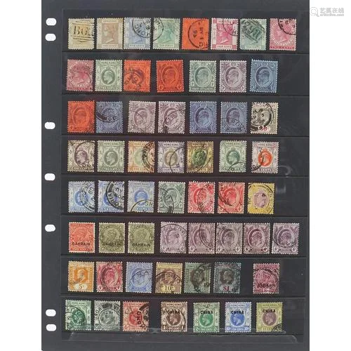 Hong Kong collection of stamps from early