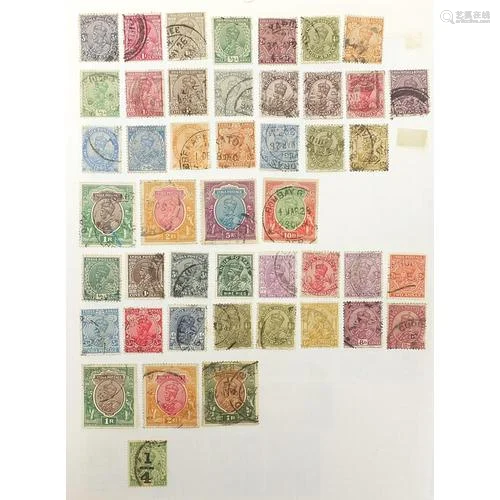 Indian selection of George V stamps