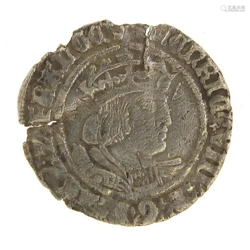 Henry VIII second coinage silver groat