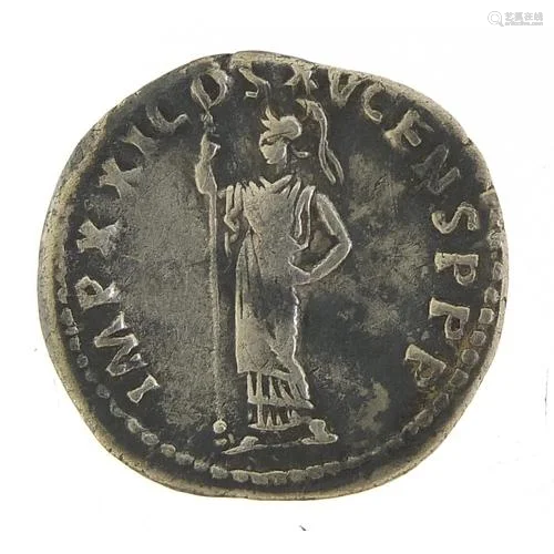 Antique Roman silver coin, 3.2g