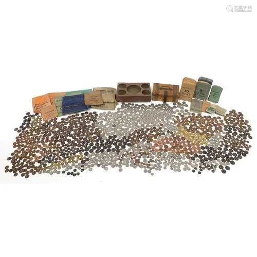 Large collection of British pre decimal and later coinage, s...