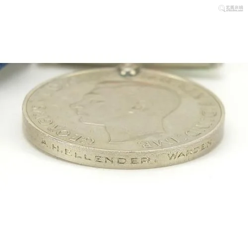 British military World War I and World War II four medal gro...