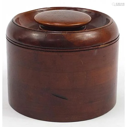 Military interest turned wood tea caddy made from British ai...