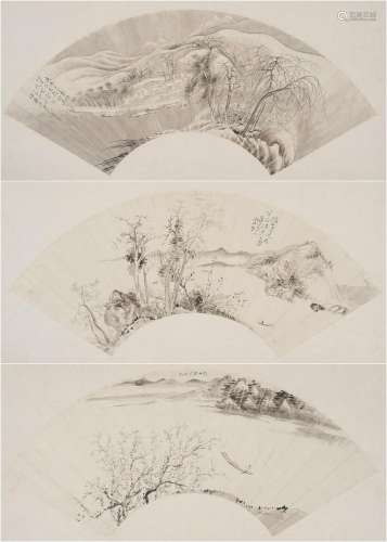 Xiaoshan (Qing dynasty) Three Landscapes