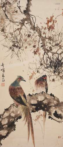Gao Qifeng (1889-1933) Birds among Pine Tree