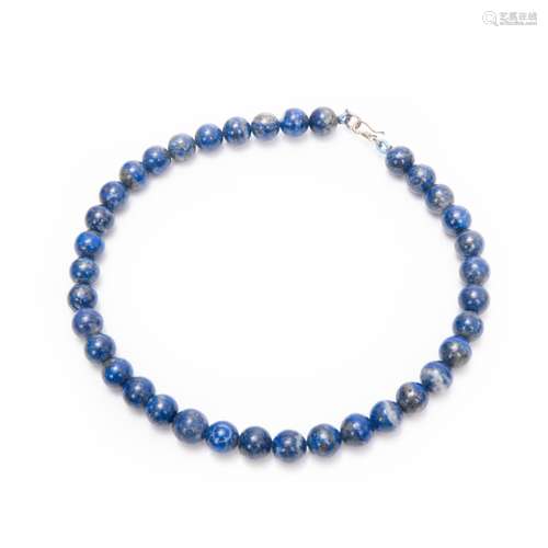 LAPIS LAZULI BEAD NECKLACE