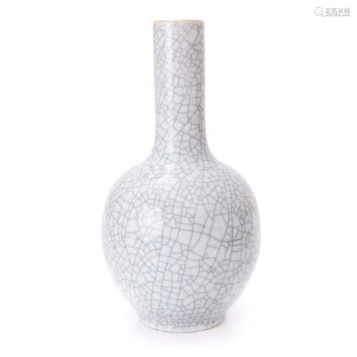 CHINESE GE-TYPE IRON WIRE CRACKLE VASE