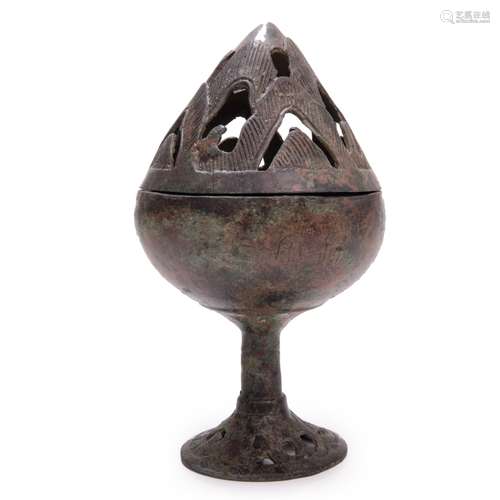 CHINESE BRONZE ALTER MOUNTAIN BRAIZER