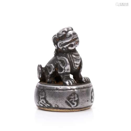 FOU LION SILVERED SEAL CHOP