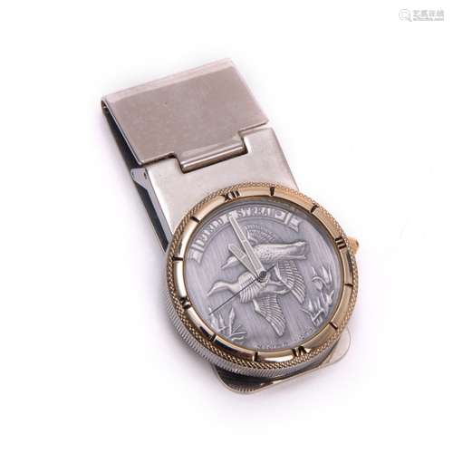 POCKET WATCH MONEY CLIP FIELD & STREAMS