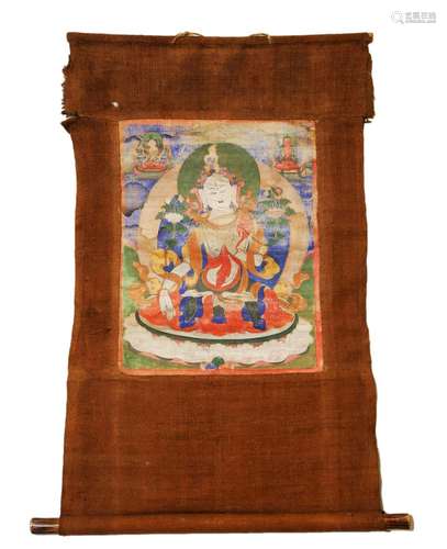 Thangka Panel of Syamatara