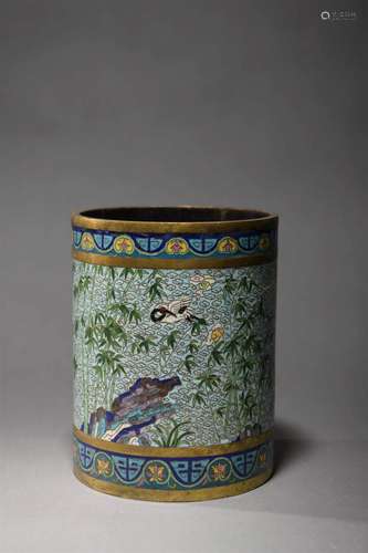 Cloisonne Enamel Brushpot