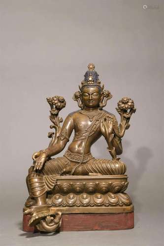 Copper Alloy Figure of Tara