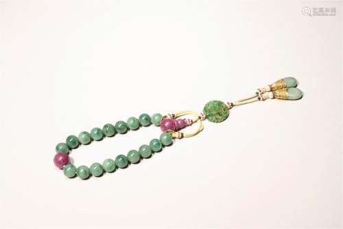 Jadeite Beads Hand String