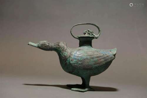 Bronze Ritual Bird-Shape Zun