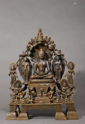 Gilt Bronze Figure of Boundless Buddha