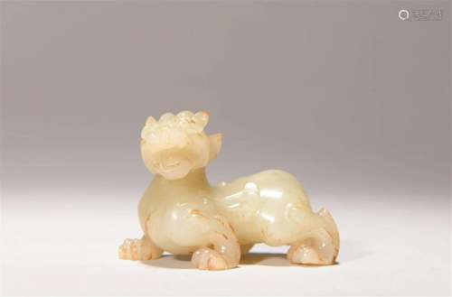 Carved Jade Figure of Bixie