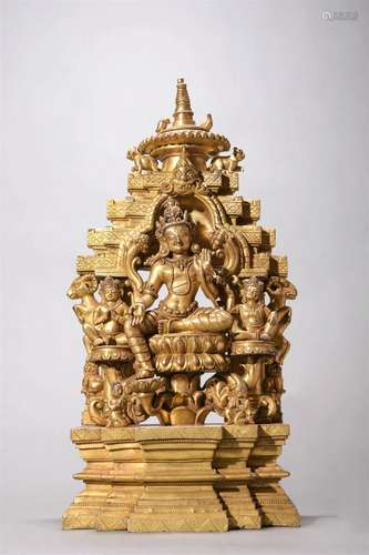 Gilt Bronze Figure of Shyamtar