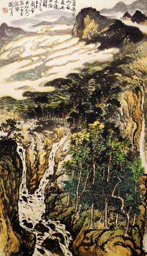 Guan Shanyue (1912-2000) Chinese Scroll Painting