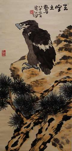 Li Ku Chan (1899-1983) Chinese Scroll Painting