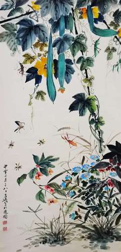 Wang Xuetao (1903-1982) Chinese Scroll Painting